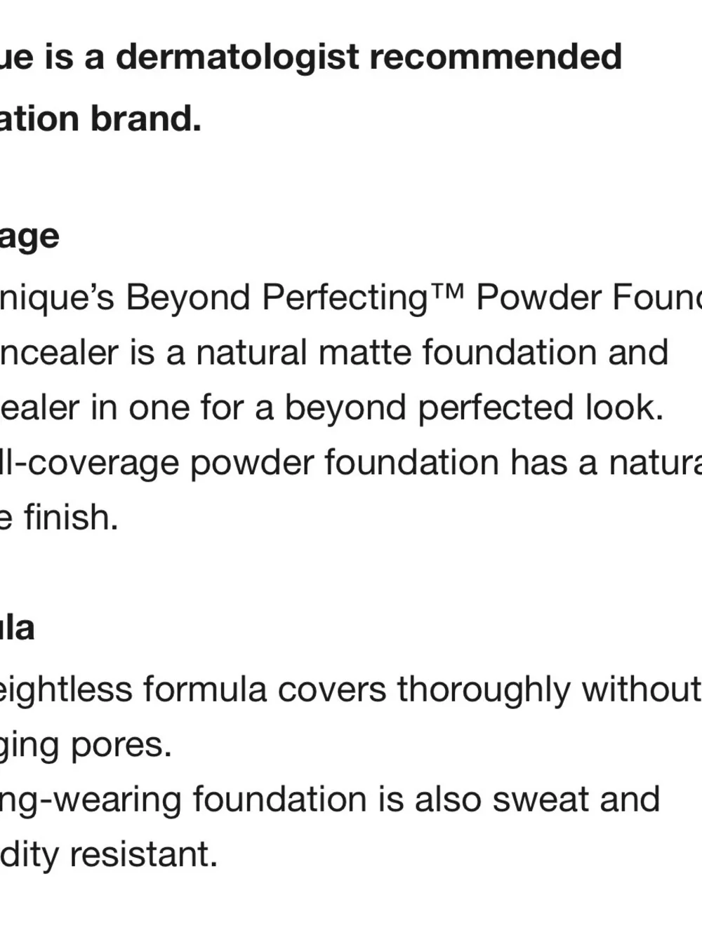 Clinique Beyond Perfection Pressed Powder Foundation - .5 Breeze NEW IN Box